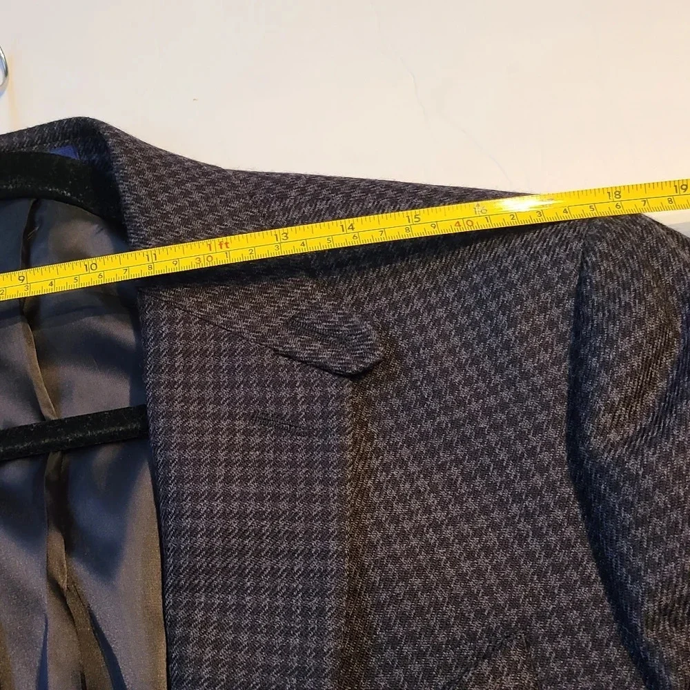 Stafford wool sport blazer Houndstooth Print sz .40 medium